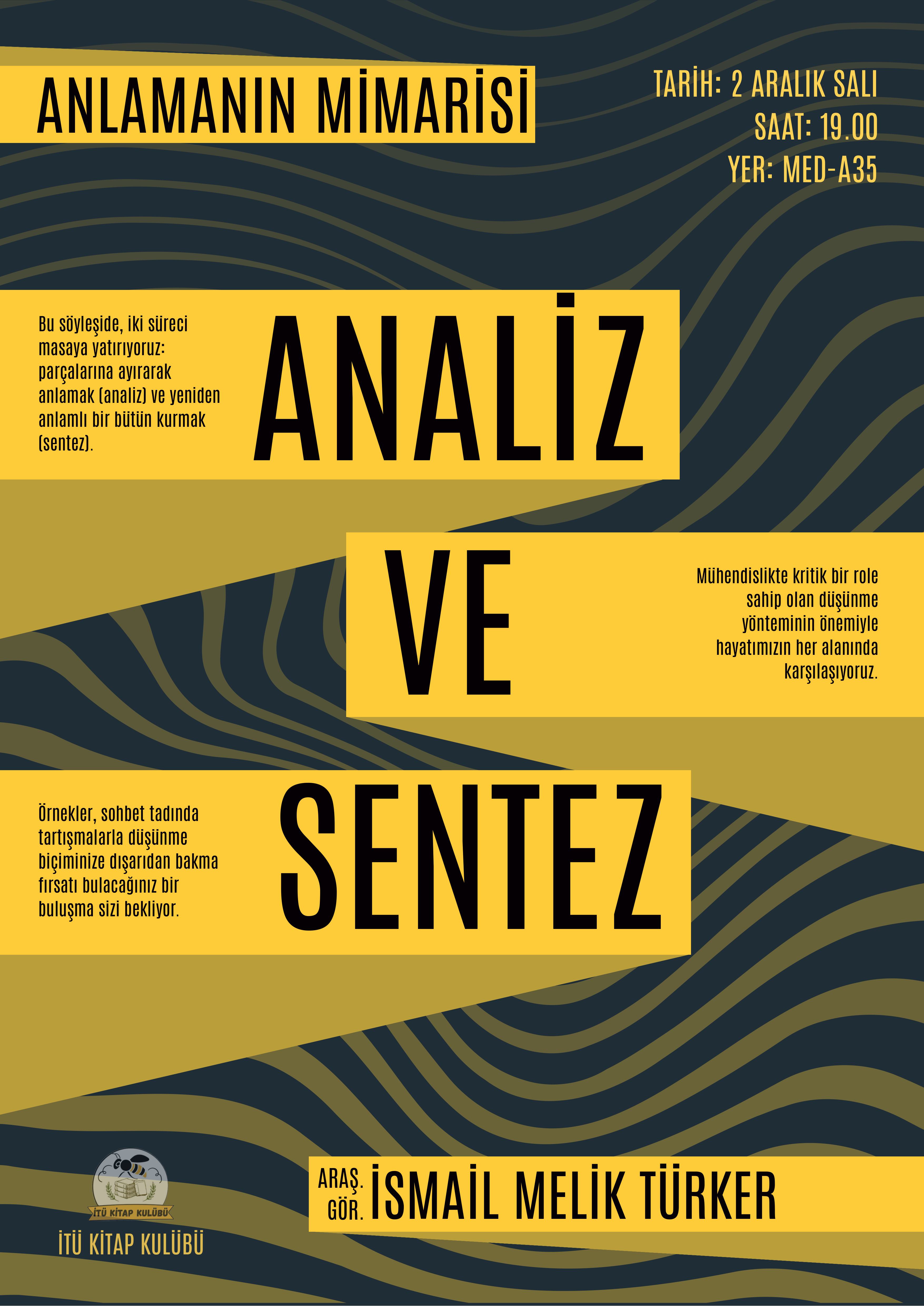 Analiz ve Sentez Kavramları Üzerine Sunum